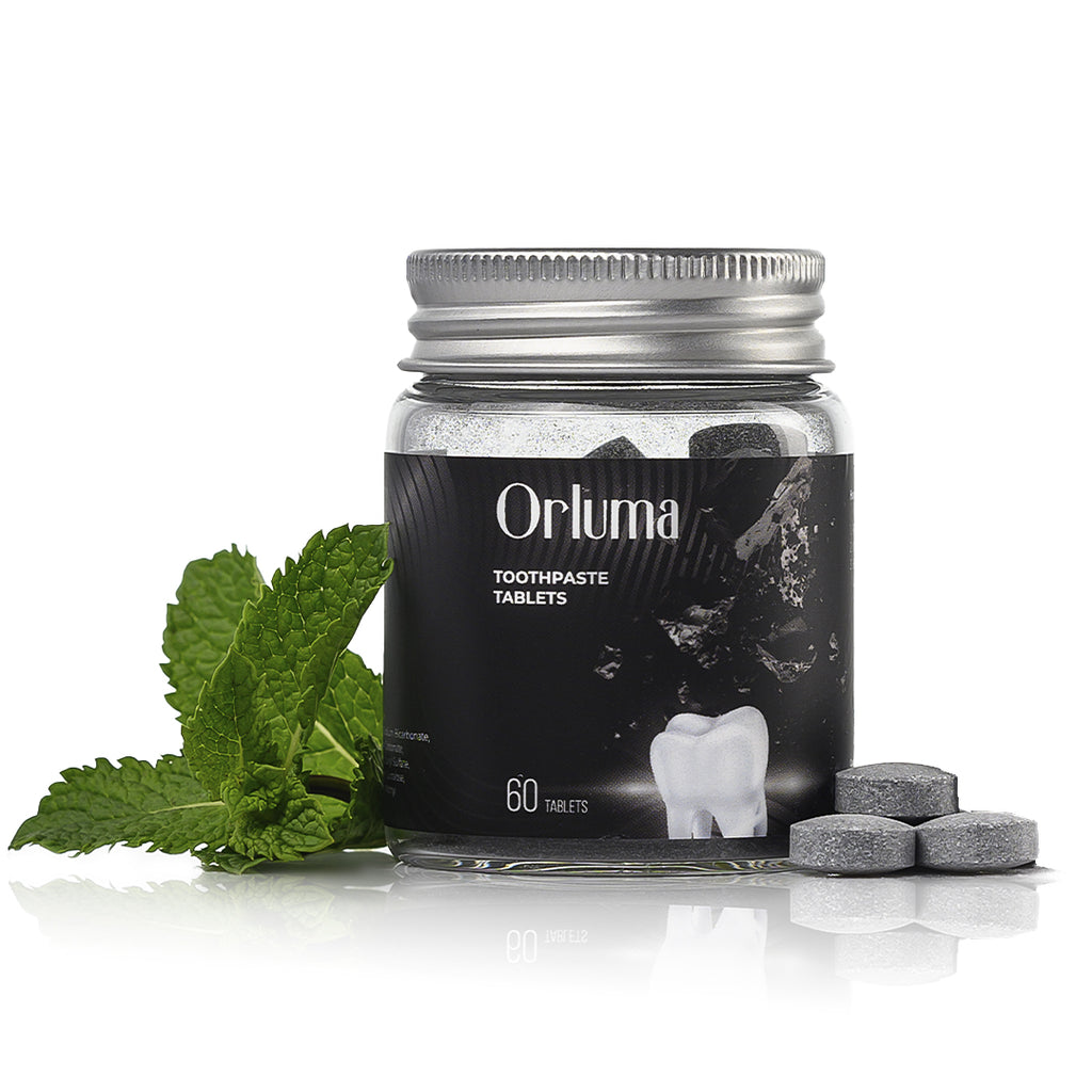 ORLUMA Toothpaste Tablets – Charcoal (60 Tabs)