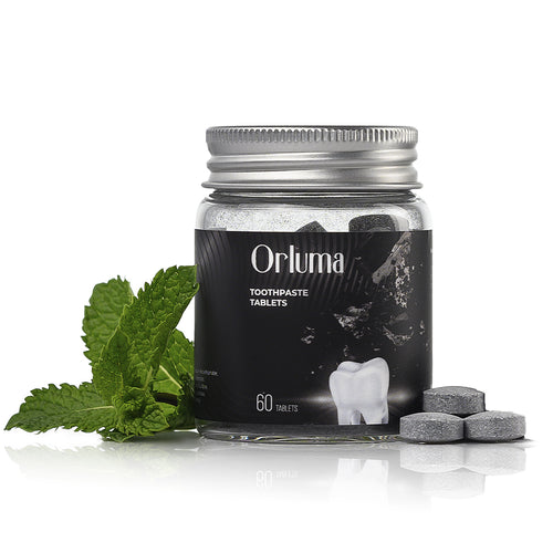 ORLUMA Toothpaste Tablets – Charcoal (60 Tabs)