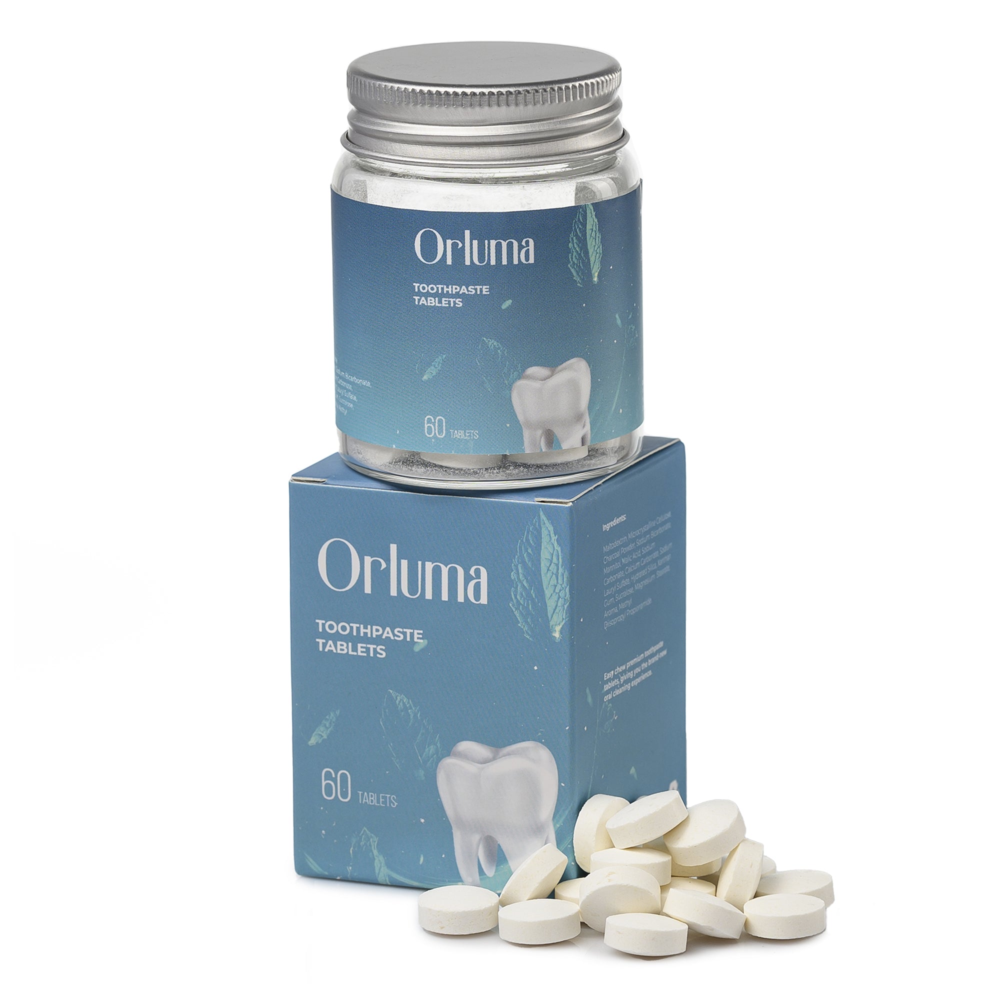 ORLUMA Toothpaste Tablets – Mint (60 Tabs)