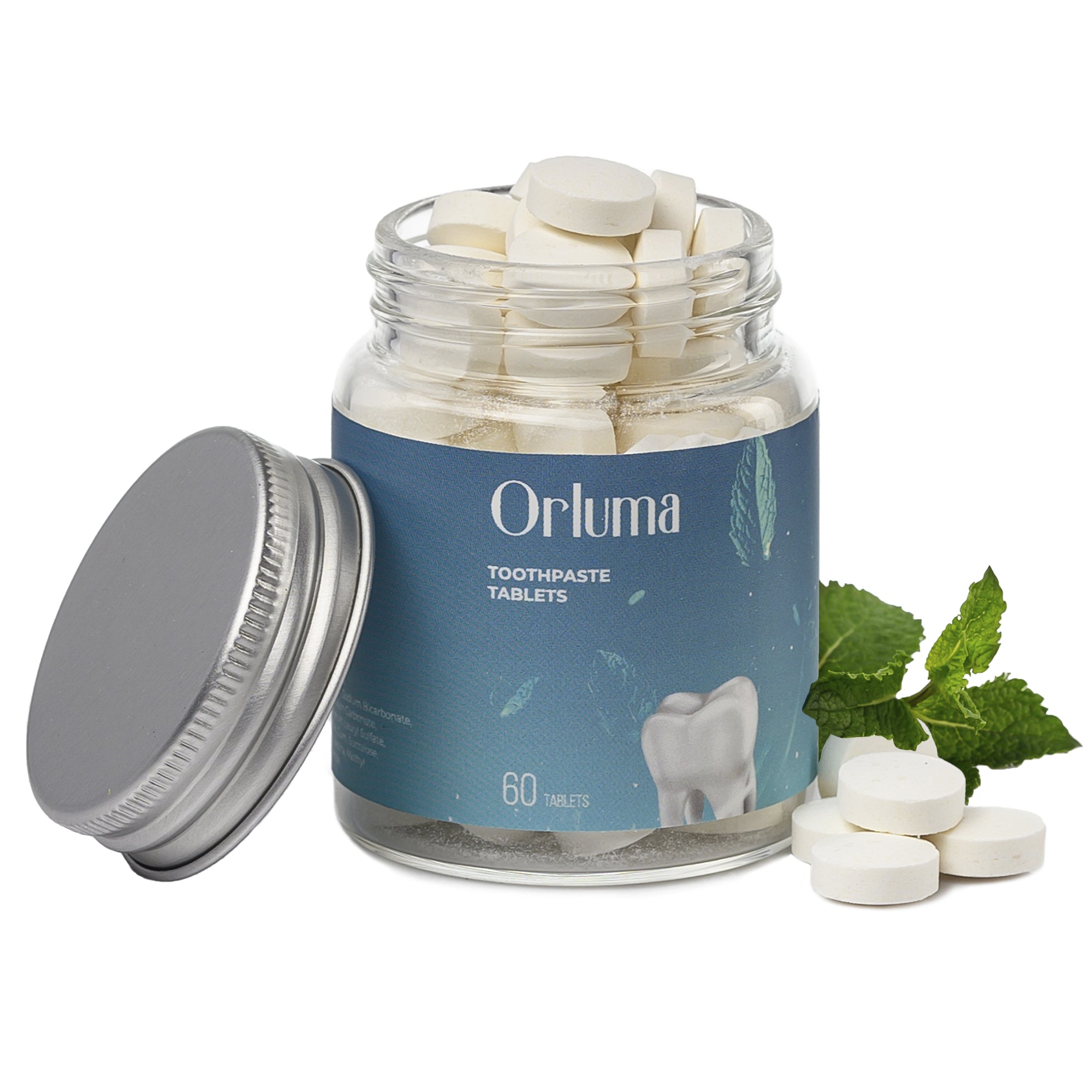 ORLUMA Toothpaste Tablets – Mint (60 Tabs)