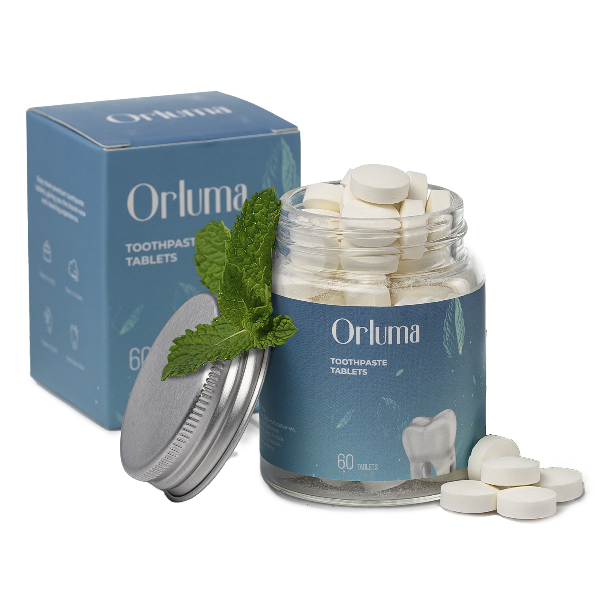 ORLUMA Toothpaste Tablets – Mint (60 Tabs)